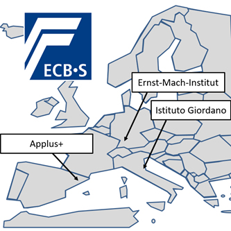 ECB works exclusively with these three testing institutes in the area of burglar protection .
