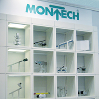 At Motek 2011 in Stuttgart, the Swiss company Montech is exhibiting its modular range of belt convey At Motek 2011 in Stuttgart, the Swiss company Montech is exhibiting its modular range of belt convey