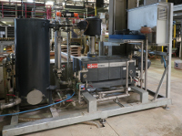 COBRA clay degassing system from Busch, installed on an extrusion press 