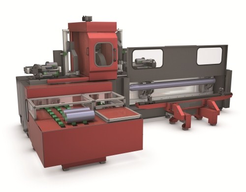 Fully automated cropping center for mono-crystalline ingot processing - Cropping machine type 72/454 Fully automated cropping center for mono-crystalline ingot processing - Cropping machine type 72/454