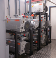 Central vacuum supply in a large meat processing plant