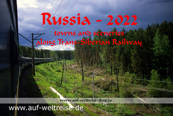 calendar: Russia 2022 - towns and sceneries along Trans-Siberian Railway