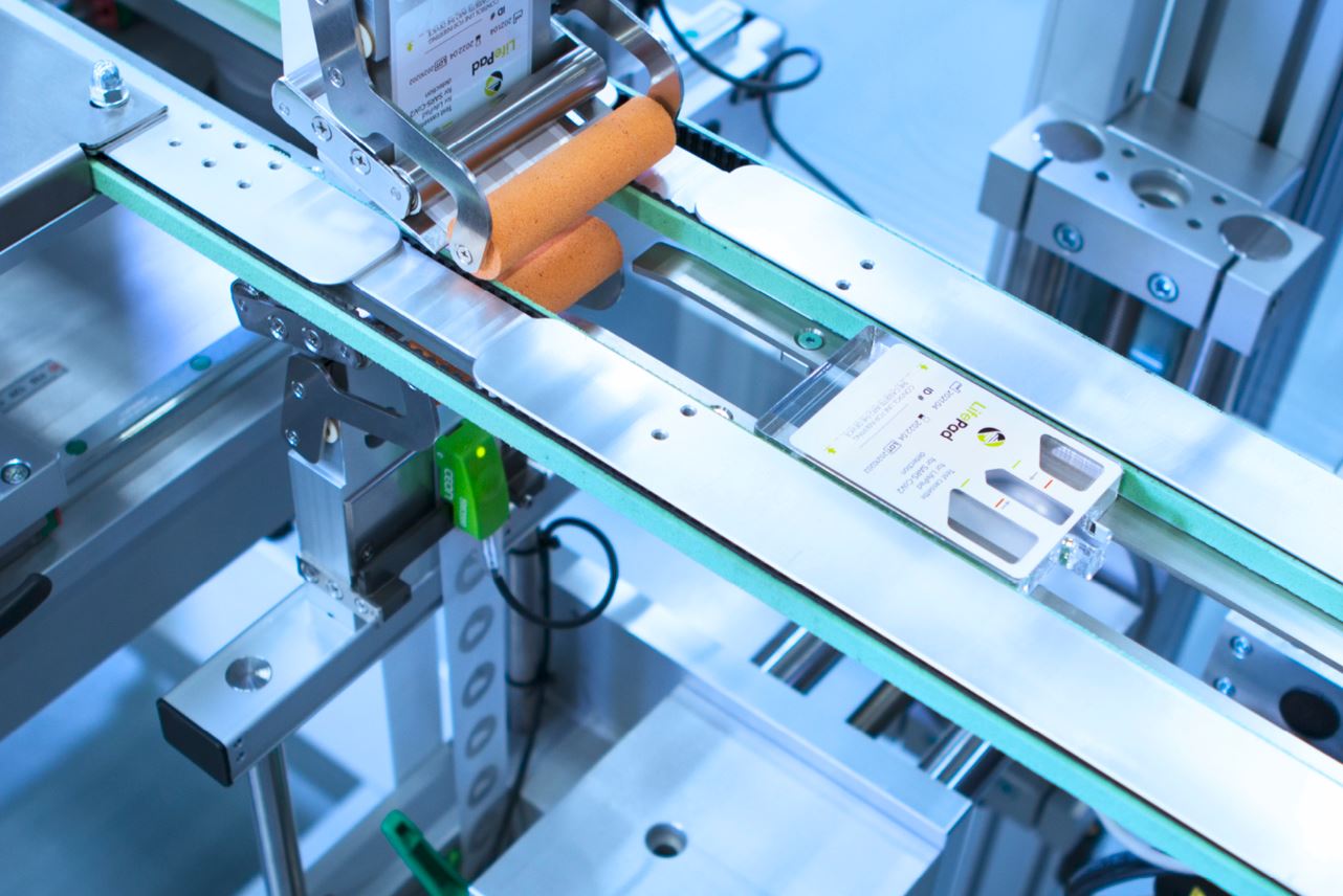 Pinpoint labeling of test kits