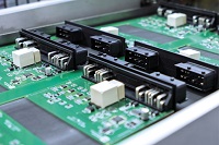 PCB in panels separated simultaneously