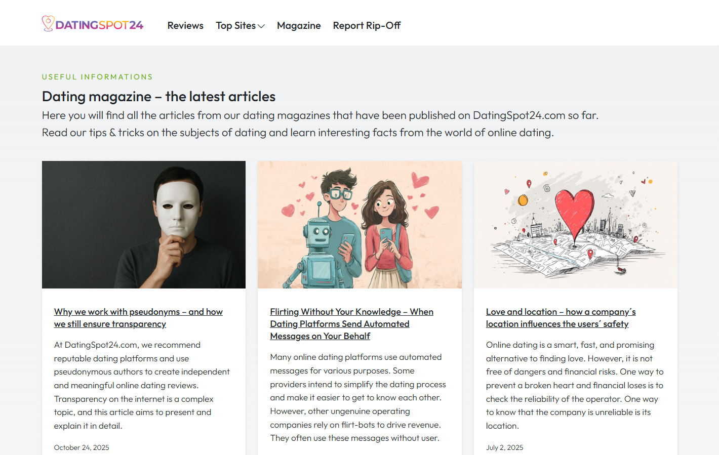 DatingSpot24 latest articles