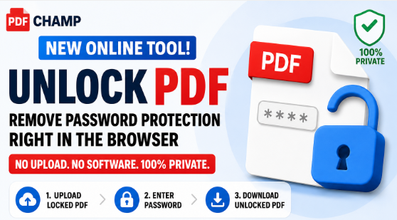 PDF Champ (Unlock PDF) Online Tools