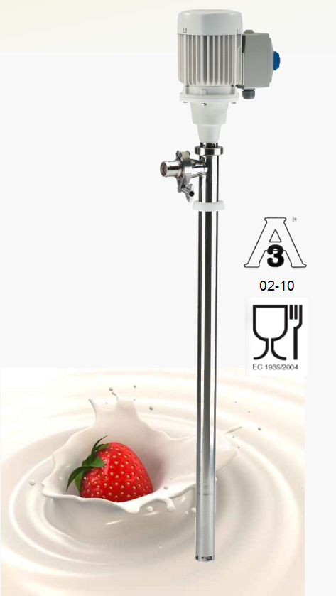 Hygienic Pump Lutz B70V-H-D Sanitary with IE2 3-phase motor