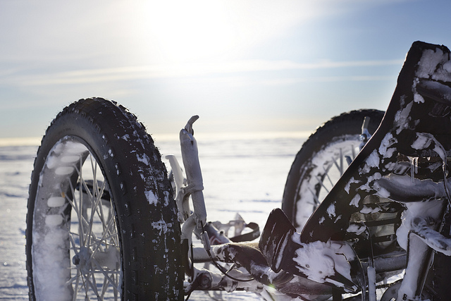 -40°C und 400 km Strecke - Mit dem Liegedreirad des britischen Herstellers ICE zum Südpol -40°C und 400 km Strecke - Mit dem Liegedreirad des britischen Herstellers ICE zum Südpol