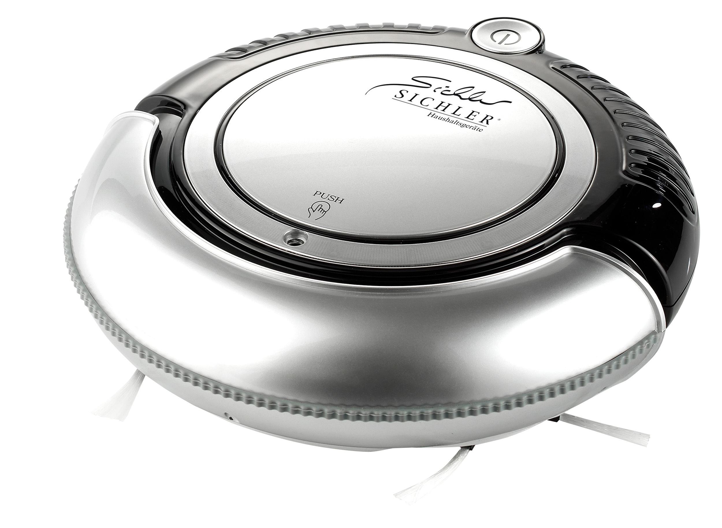 Sichler Reinigungs- und Staubsauger-Roboter mit Wischtuch-Aufsatz, www.pearl.de
