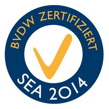 SEA-Qualitätszertifikat 2014 SEA-Qualitätszertifikat 2014