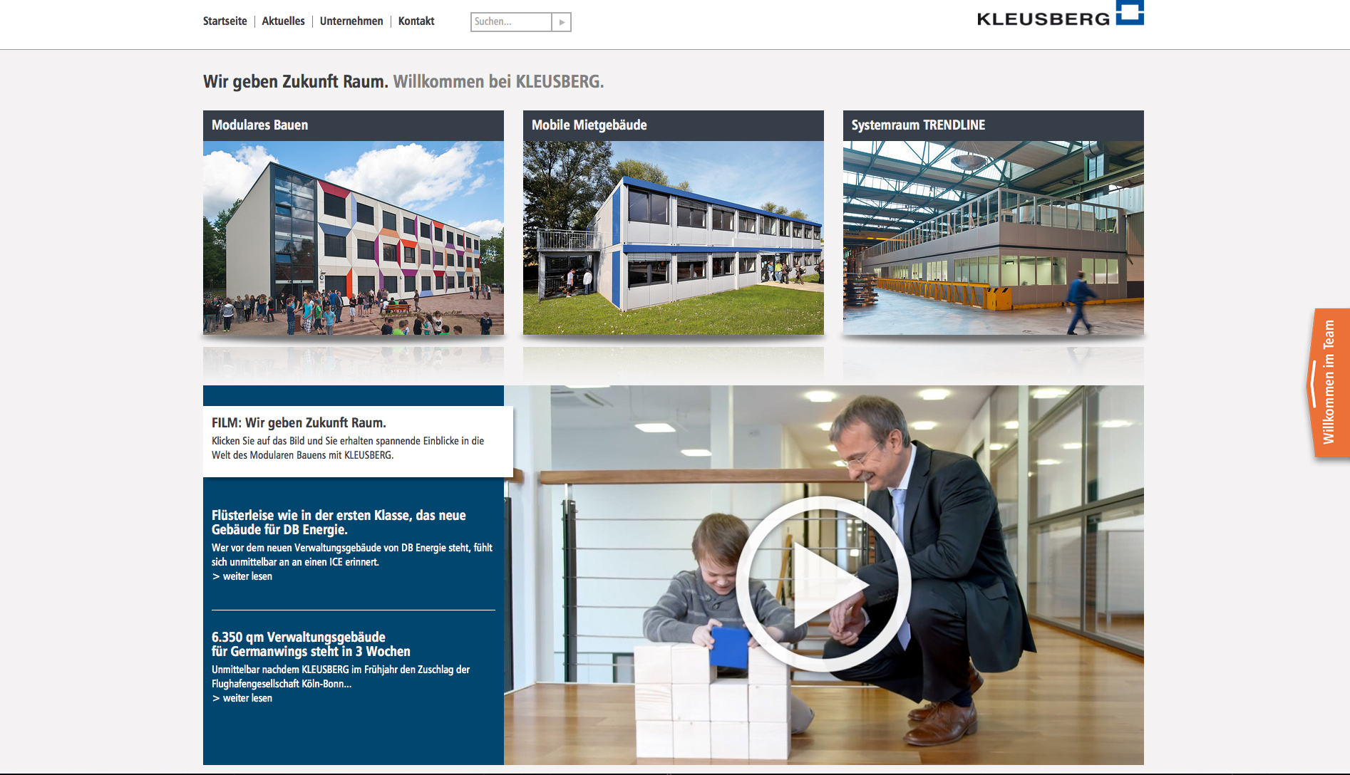 KLEUSBERG Homepage Startseite KLEUSBERG Homepage Startseite