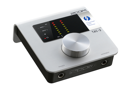 Zoom TAC-2: Weltweit erstes Audio-Interface für Consumer mit Thunderbolt-Schnittstelle Zoom TAC-2: Weltweit erstes Audio-Interface für Consumer mit Thunderbolt-Schnittstelle