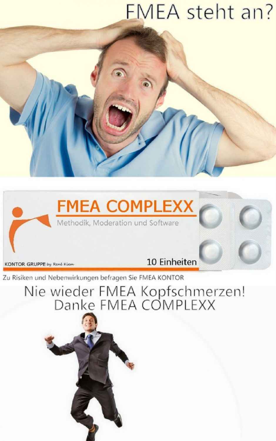 FMEA Complexx: Keine Kopfschmerzen mehr dank fundierter Fehleranalyse FMEA Complexx: Keine Kopfschmerzen mehr dank fundierter Fehleranalyse