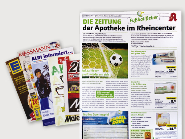 markomGROUP Apotheken-Handelsmarketing-Beilage?Fußballfieber?für POS
