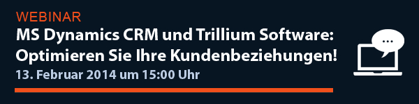 Webinar MS Dynamics CRM und Trillium Software