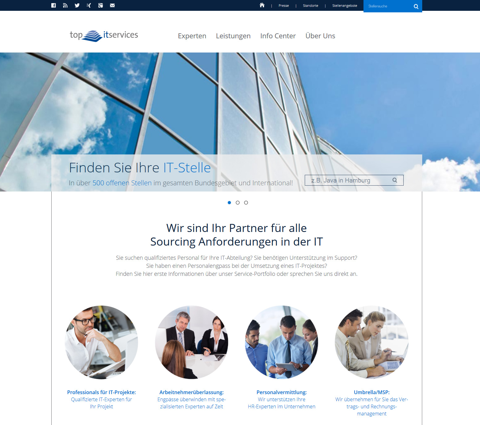 Startseite Homepage top itservices AG Startseite Homepage top itservices AG