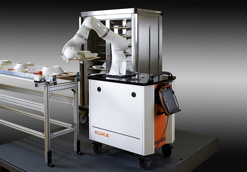 KUKA Systems Konzeptstudie LBR iiwa Springer kitchen assist