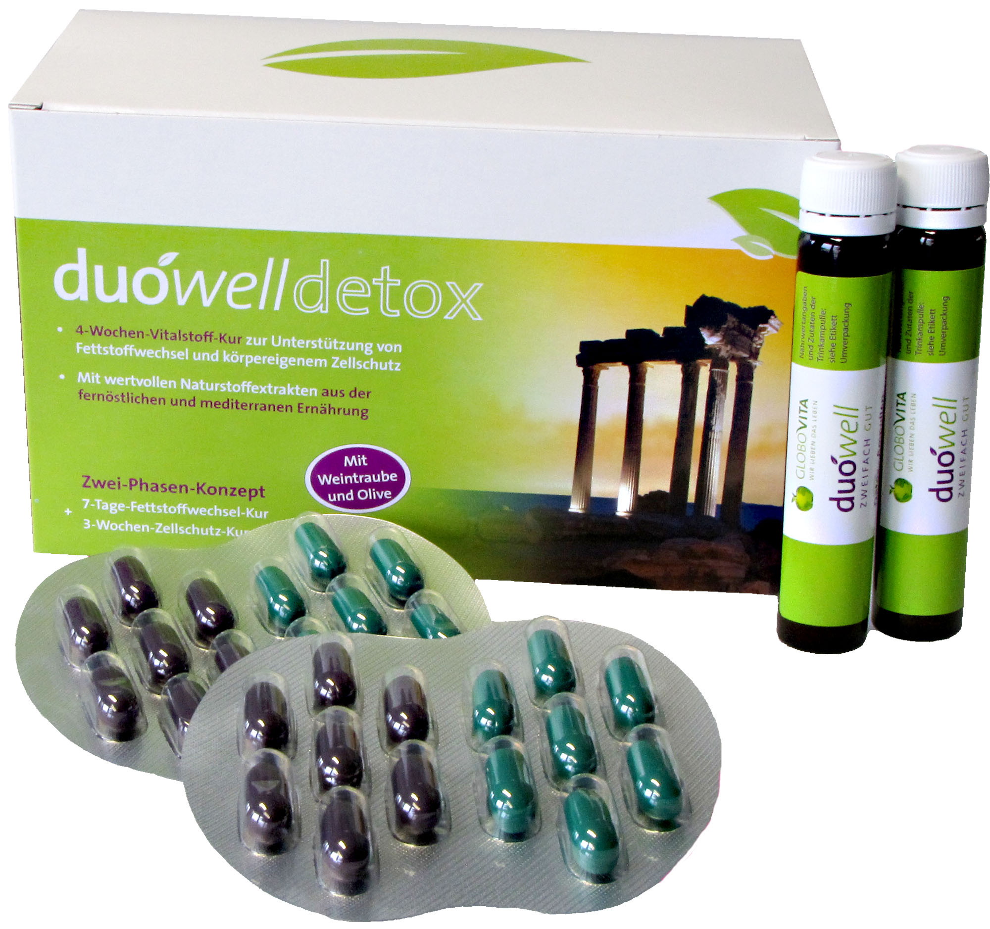 duówell detox ? Die erste 4-Wochen-Vitalstoffkur, die natürliche innere Reinigung mit Anti-Aging-Zel
