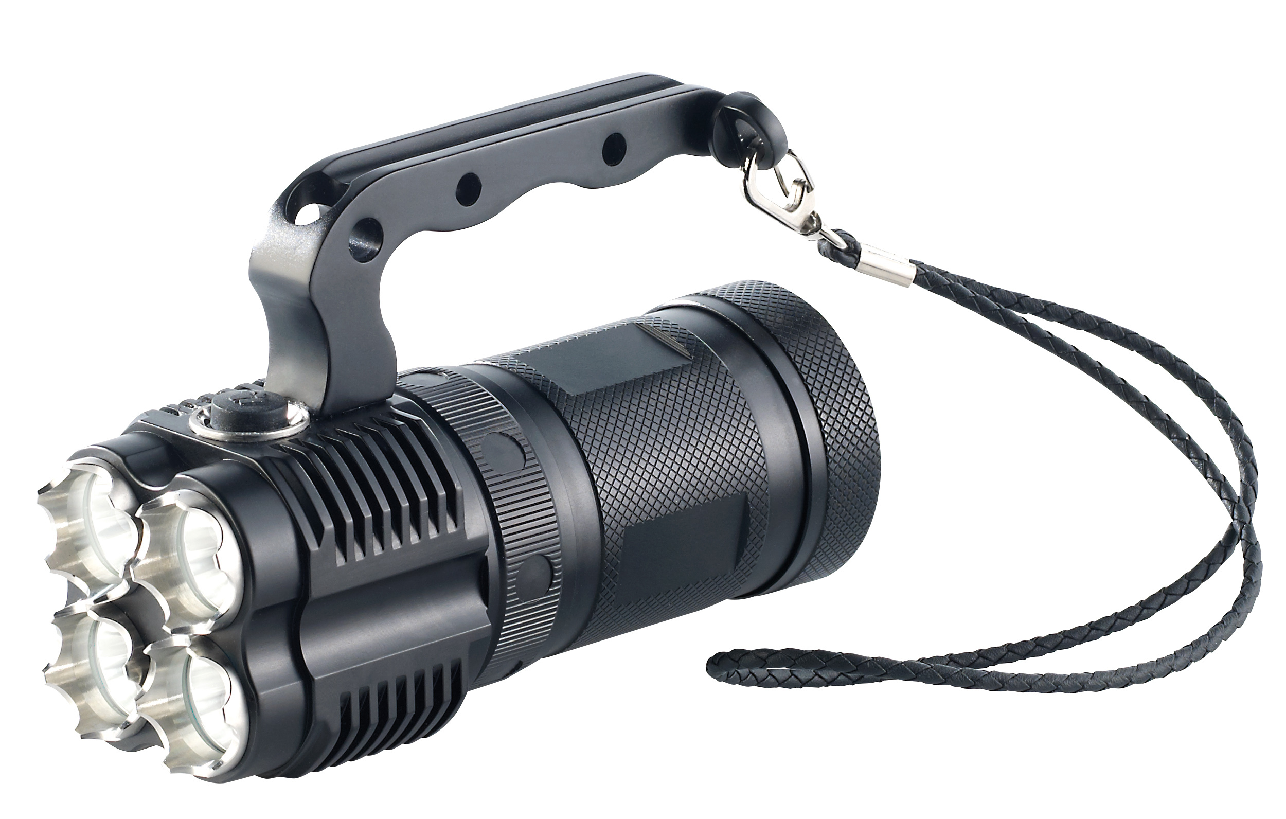 KryoLights LED-Handstrahler TRC-4.4A inkl. Akku und Ladegerät, 2000 lm, www.pearl.de