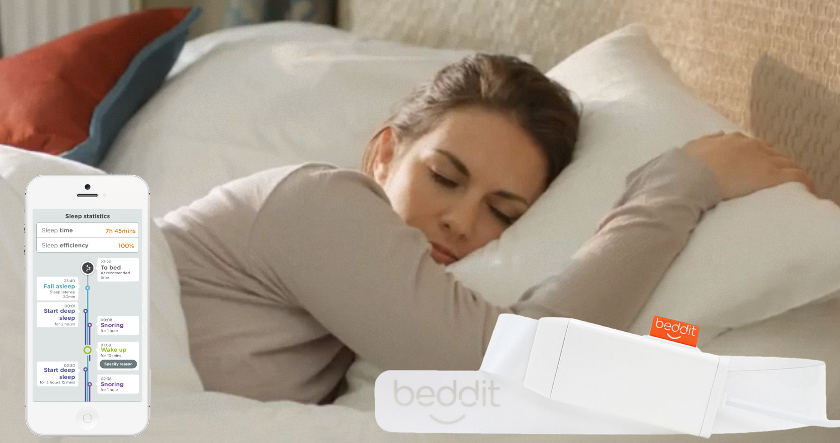 Beddit Schlaf-Manager - das Schlaf-Labor für zu Hause Beddit Schlaf-Manager - das Schlaf-Labor für zu Hause