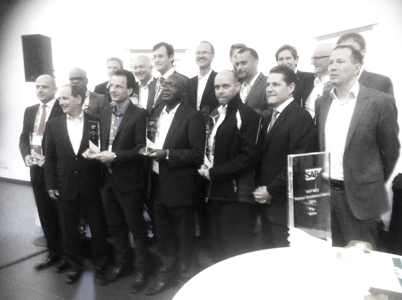 Recipients of SAP MEE Regional Partner Excellence Awards 2014