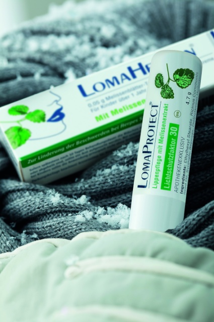 LomaHerpan und LomaProtect - das Duo bei Lippenherpes.