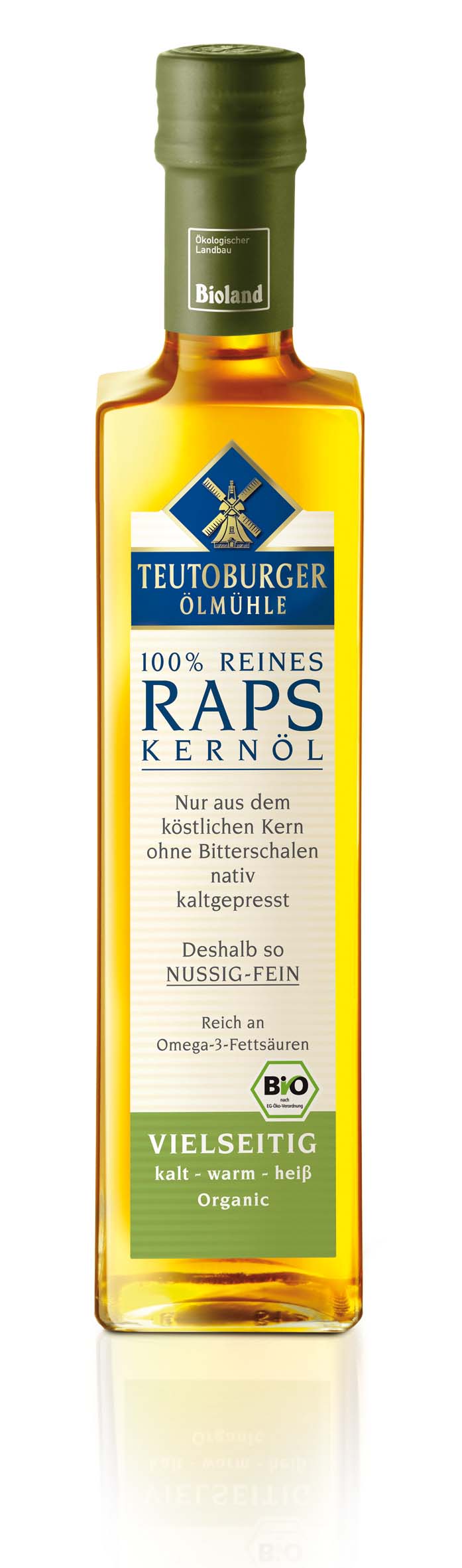 Drei Raps-Kernöle der TeutoburgerÖlmühle mit der DGF-Rapsöl-Medaille ausgezeichnet. Drei Raps-Kernöle der TeutoburgerÖlmühle mit der DGF-Rapsöl-Medaille ausgezeichnet.