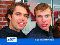 Foto: Eike Ohrdorf (links) und Carboo4U Top Starter Marek Jaskolka