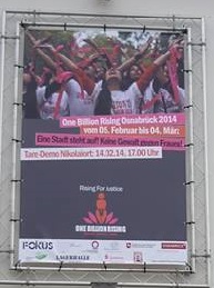 One Billion Rising for Justice 2014