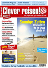 Die aktuelle Ausgabe Clever reisen! 3-09 ab sofort am Kiosk