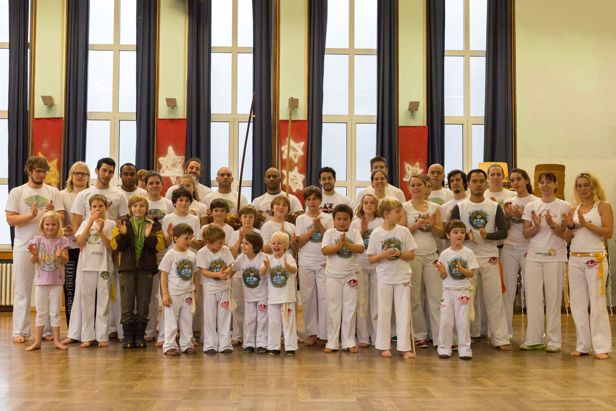 Teilnehmer des Winterworkshops von Capoeira Karlsruhe e.V.
