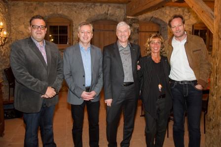 LPC-Vorstand:v.l. Peter Kindle, Gerd Endrich, Peter Rutz, Eva Wohlwend, Sven Beham, Foto: Paul Trumm