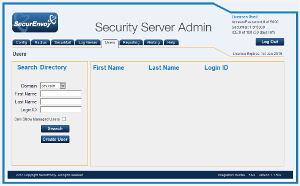 Die neue SecurEnvoy Web-GUI Die neue SecurEnvoy Web-GUI