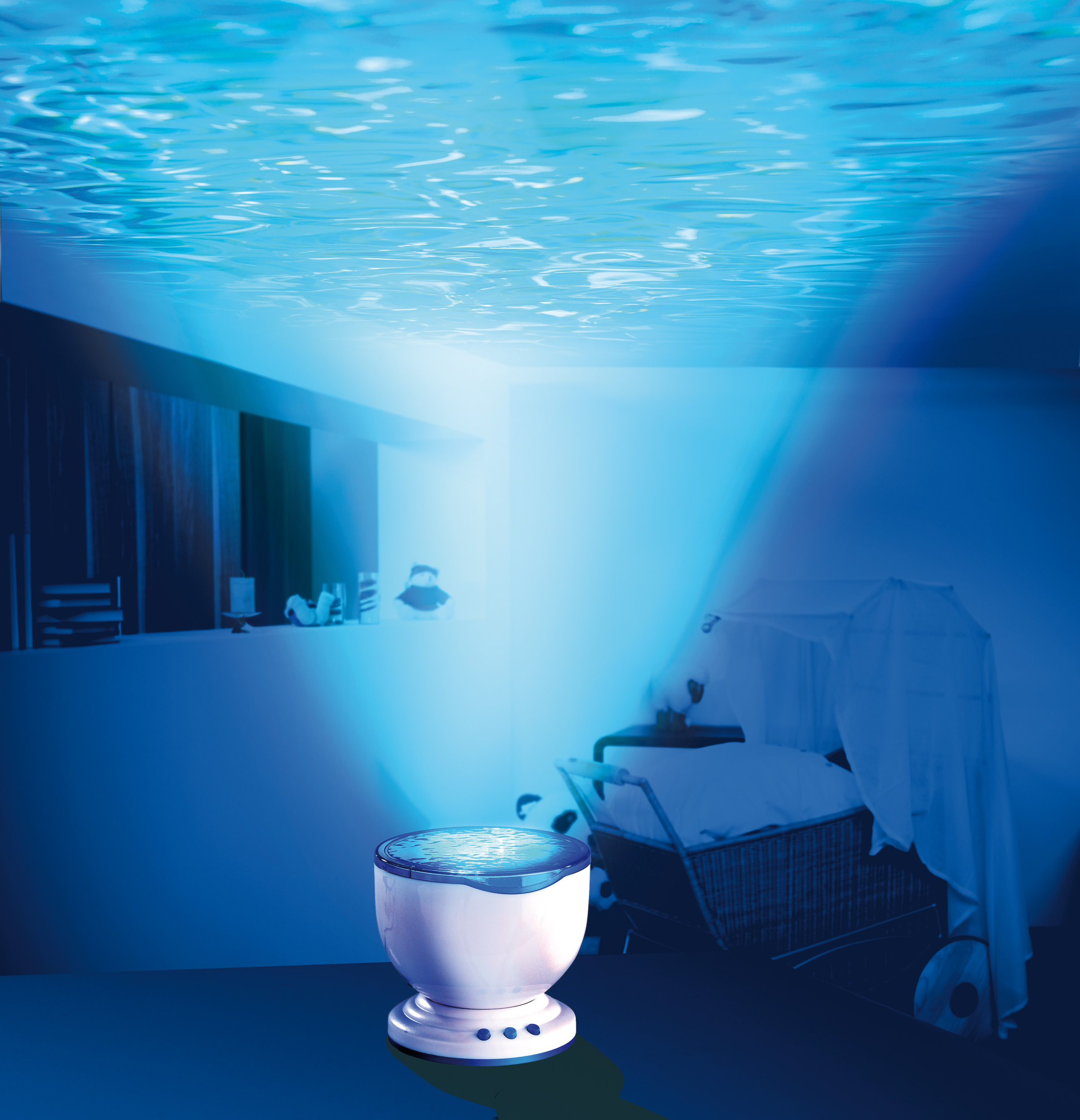 Lunartec Wasserprojektor mit eingebautem Lautsprecher, www.pearl.de Lunartec Wasserprojektor mit eingebautem Lautsprecher, www.pearl.de