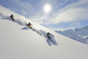 Skifahrer