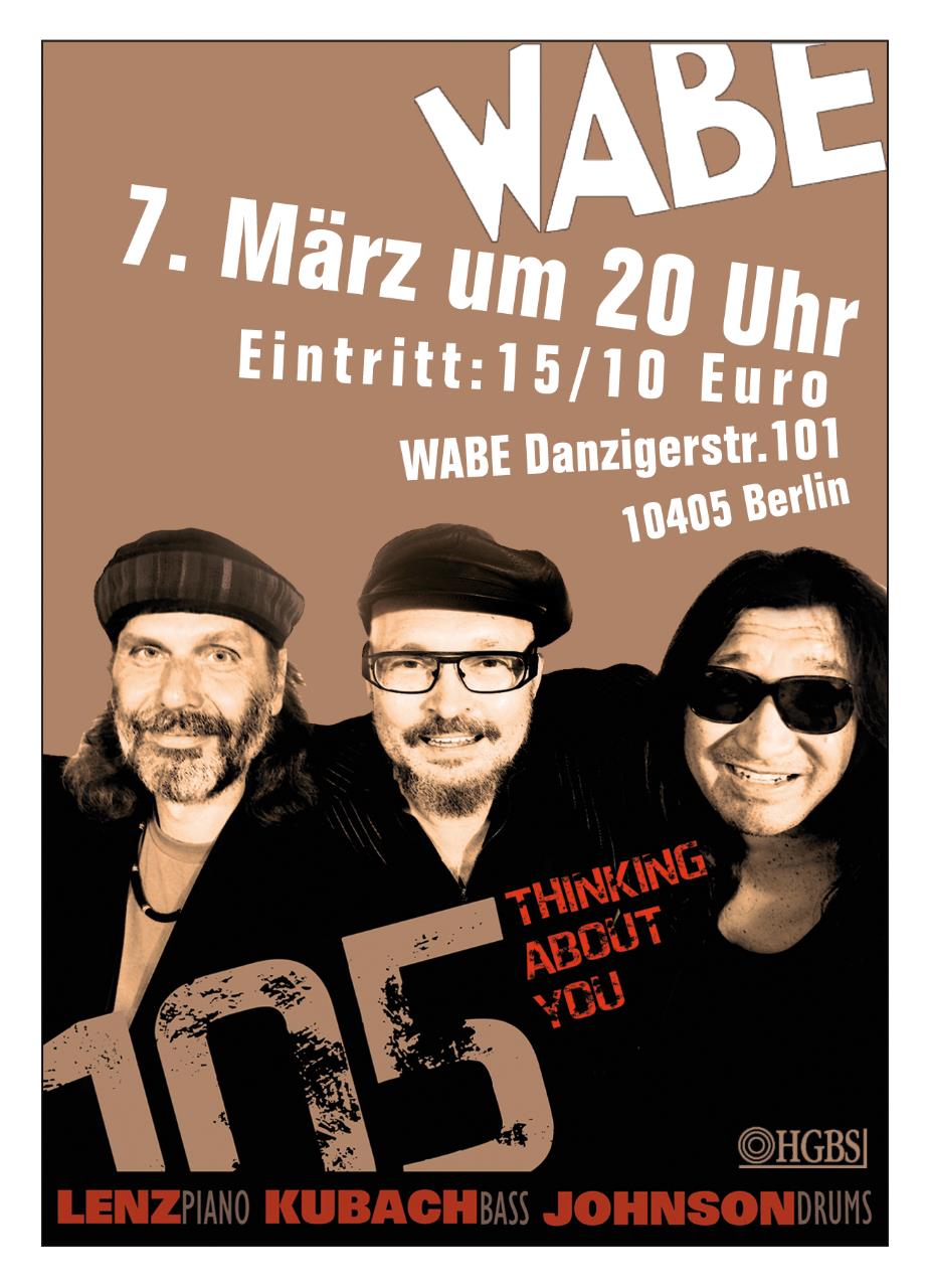 Jazz-Trio 105 Lenz-Kubach-Johnson