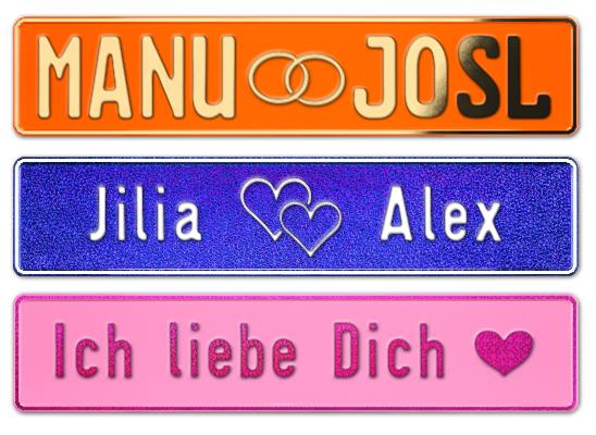 Ein Schild, gestaltet im ganz persönlichen Design Ein Schild, gestaltet im ganz persönlichen Design