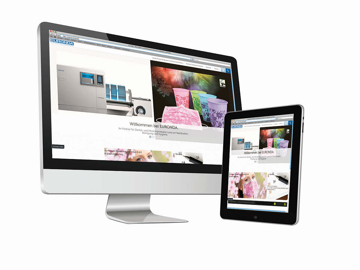Dentalhersteller Euronda mit neuer Webseite und Onlineshop Dentalhersteller Euronda mit neuer Webseite und Onlineshop