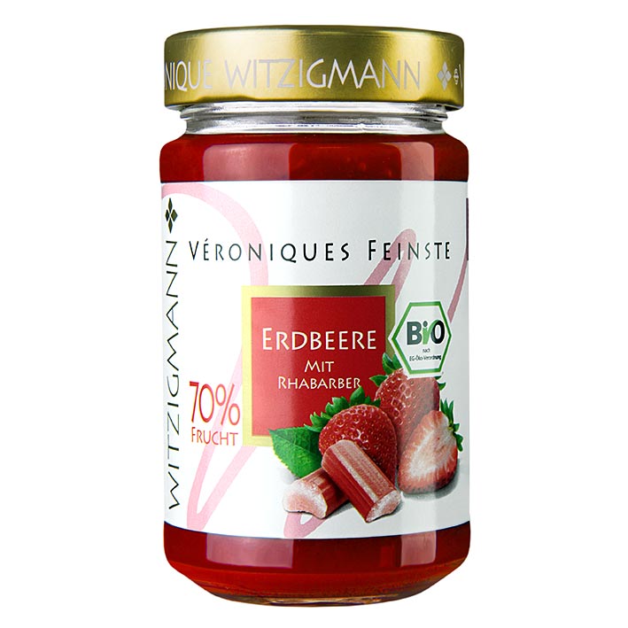Véroniques Feinste Fruchtaufstrich Erdbeere mit Rhabarber Véroniques Feinste Fruchtaufstrich Erdbeere mit Rhabarber