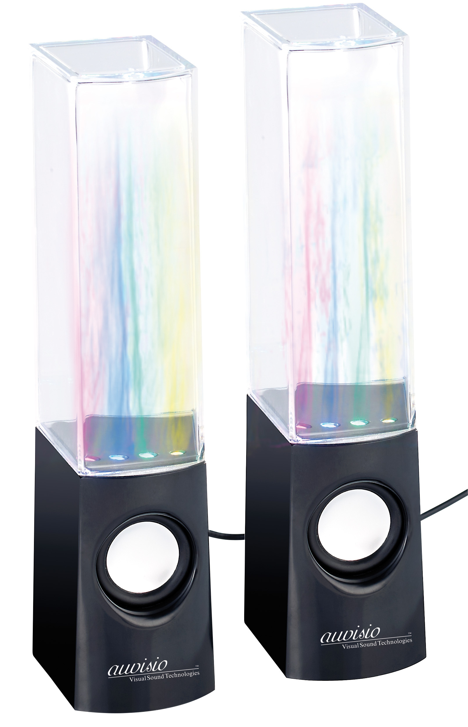 auvisio Wasser-Lautsprecher mit bunten Lichteffekten MSs-11.Y, www.pearl.de