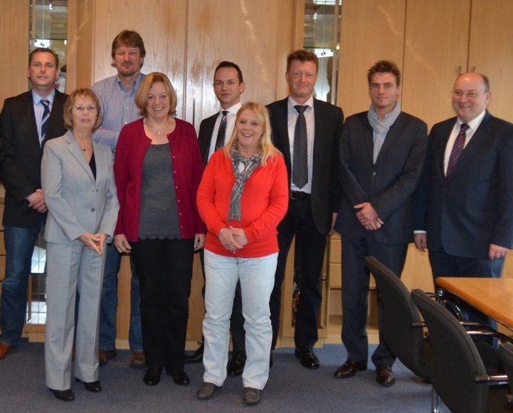WinEV Projektteam: Mitarbeiter der Stadtwerke Norderney, der EG Wittmund und von iS Software