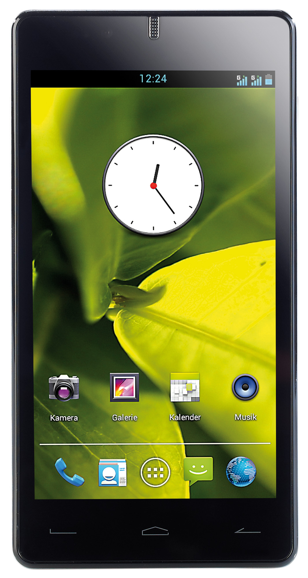 simvalley MOBILE Dual-SIM-Smartphone SP-142 QuadCore 4.5, Android 4.1, www.pearl.de
