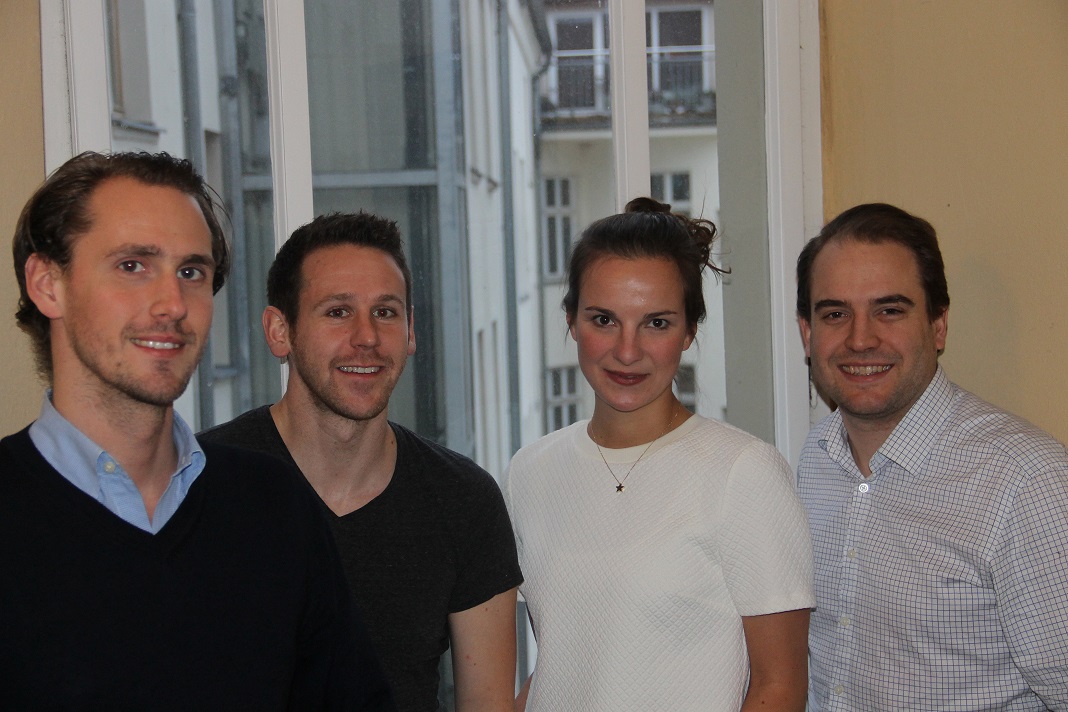 Team Lirdy (v. l. n.r.)  Benjamin Bauer, Thomas Hieber, Antonia Reidel, Philipp Gaerte