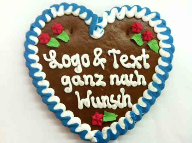 Werbeherz nach Wunsch