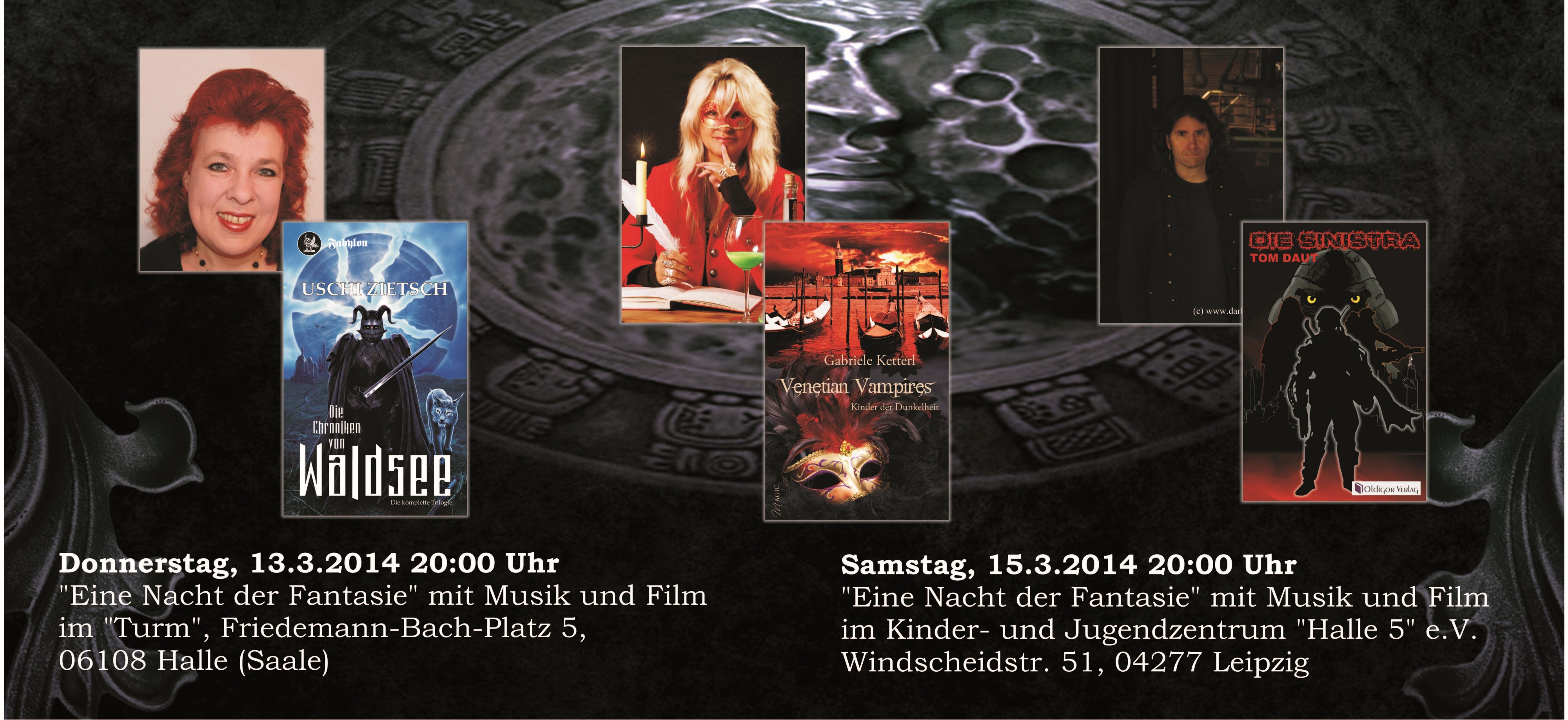 Uschi Zietsch, Gabriele Ketterl und Tom Daut Uschi Zietsch, Gabriele Ketterl und Tom Daut