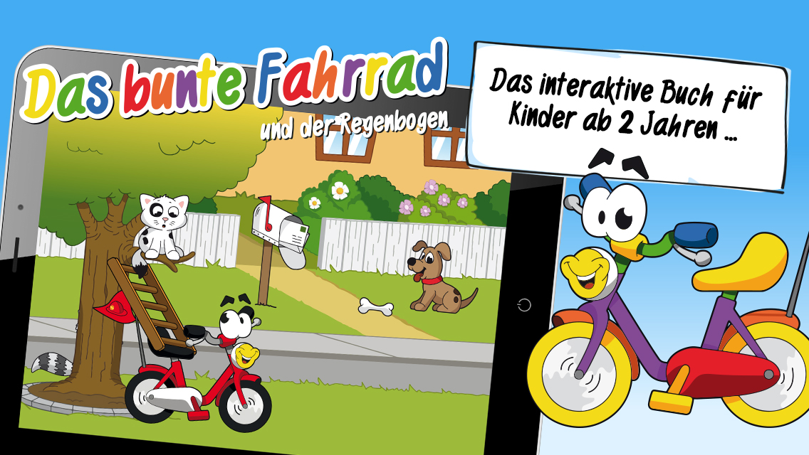 Das bunte Fahrrad App - Screenshot