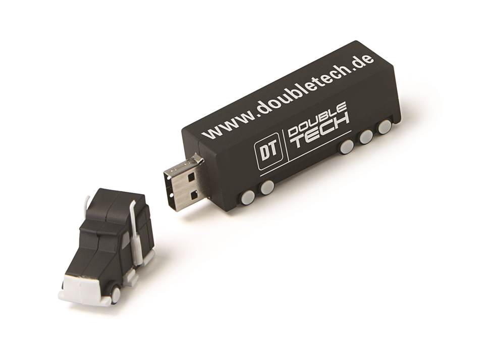 Individualisierter USB-Stick in Truckform Individualisierter USB-Stick in Truckform