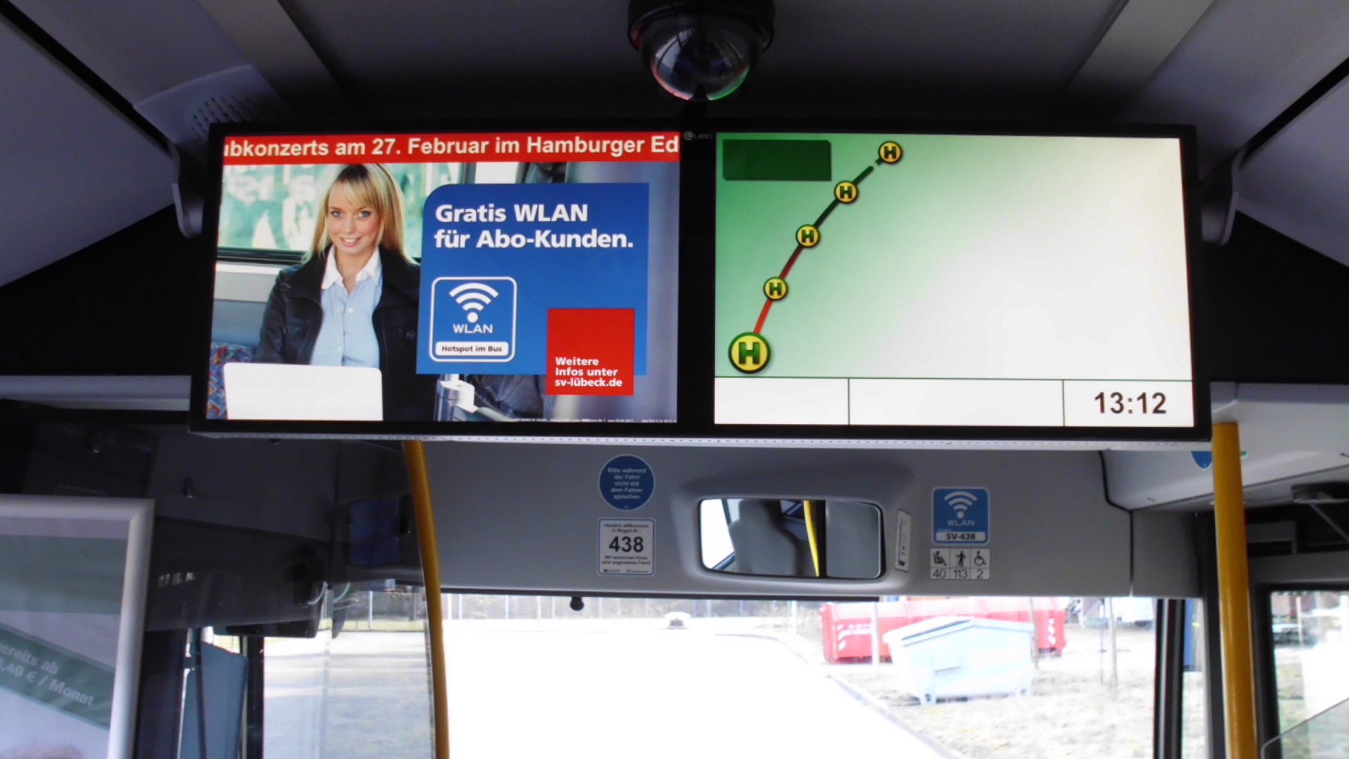 Wireless Router NB2700 ermöglicht WLAN im Linienbus beim Stadtverkehr Lübeck