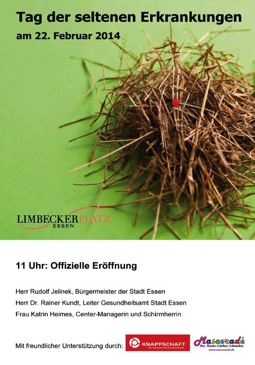 Plakat zum Tag der seltenen Erkrankungen Plakat zum Tag der seltenen Erkrankungen