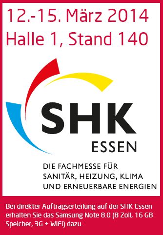 pds auf der SHK Essen 2014 pds auf der SHK Essen 2014